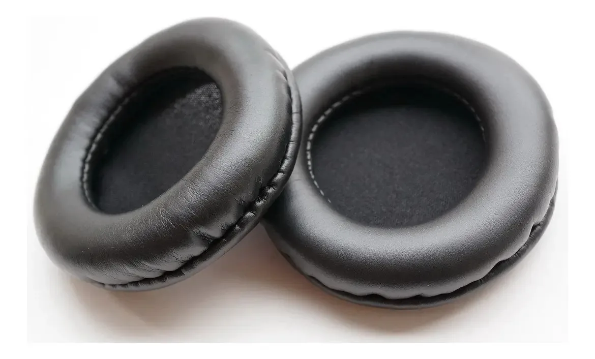 Almofada De Ouvido Para Ouvidos Para Ouvidos Almofada De Pele Peças De Reparo Para Yamaha Rh5ma Fones De Ouvido (earmuffes) Fones De Ouvido (preto)