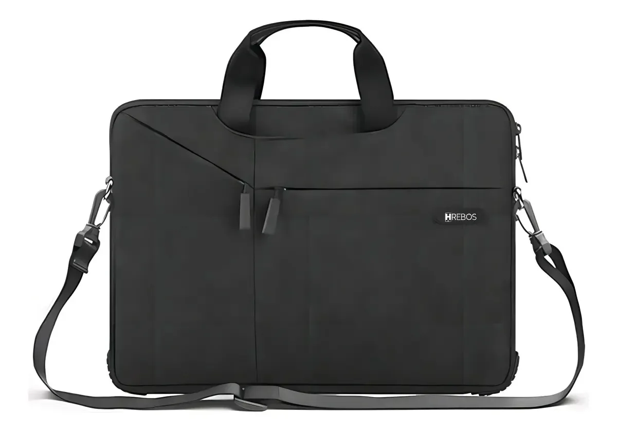 Bolsa Para Laptop 15.4 Polegadas Ombro Fina Para Notebooks Cor Preto