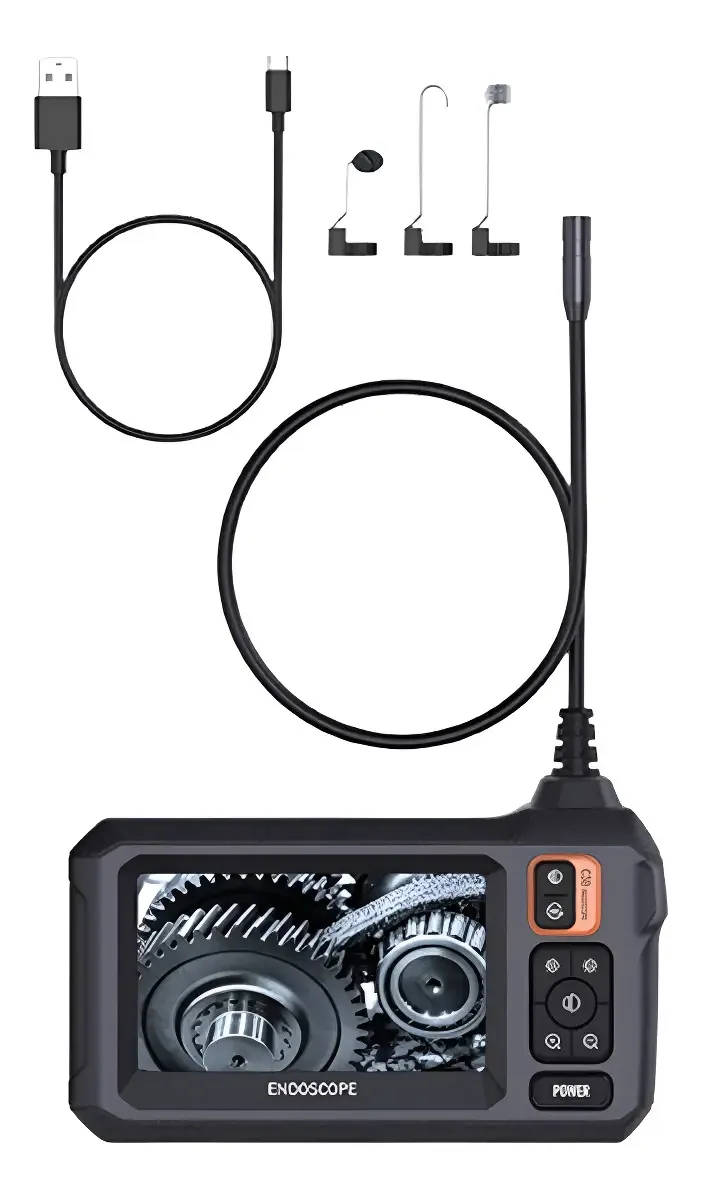 Câmera Endoscópica iBoa A2114 4.3'' 1080P IP67 com Lente Dupla 8mm