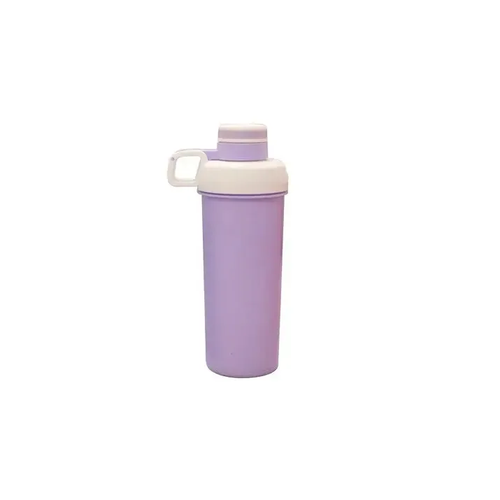 Frasco Dehuka Shaker Pastel de 700 ml, para batidos e proteínas, tampa com dispensador, mistura perfeita, sem BPA