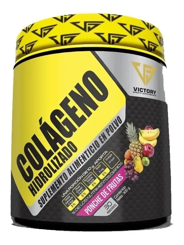 Ponche de frutas de colágeno hidrolisado Victory (30 serviços)