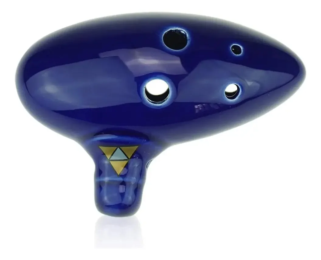 Ocarina de Cerâmica OcarinaWind com 6 Furos para Iniciantes