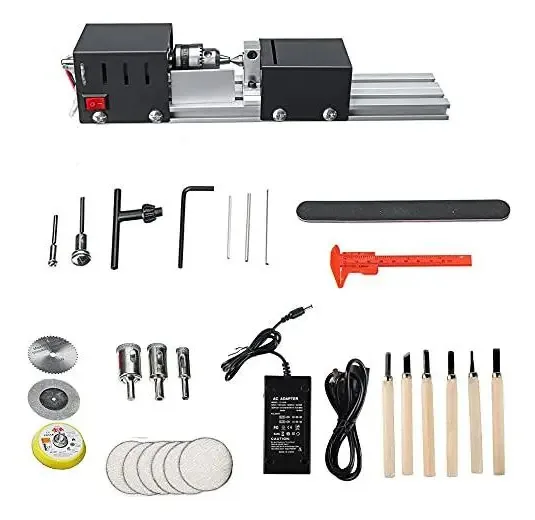 Mini máquina de torno NW 24 Vcc 200W