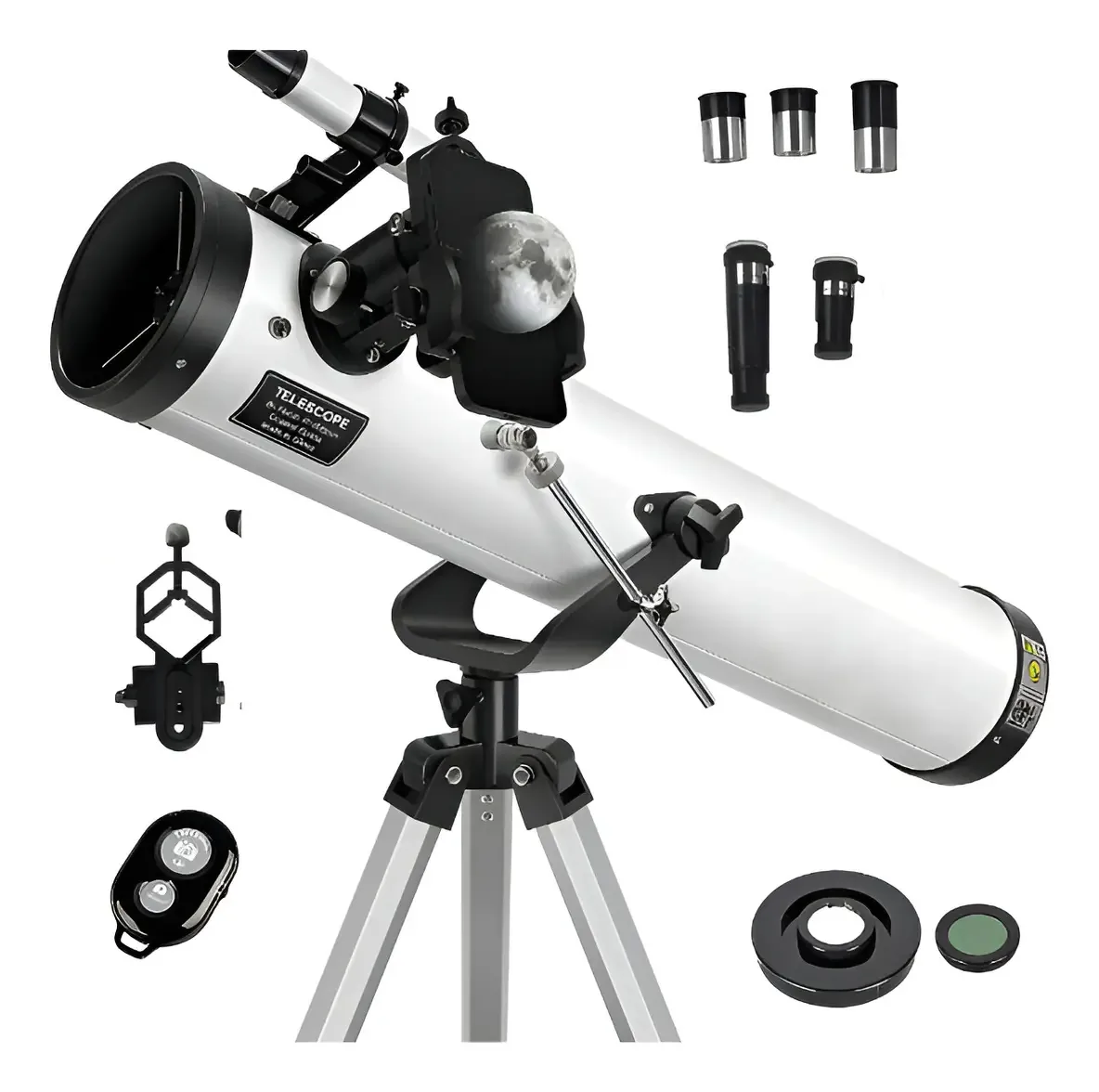 Telescópio Astronômico Newtoniano F70076 + Suporte
