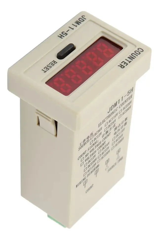Contador De 5 Dígitos Jdm11-5h Display De Acumulação Eletrôn