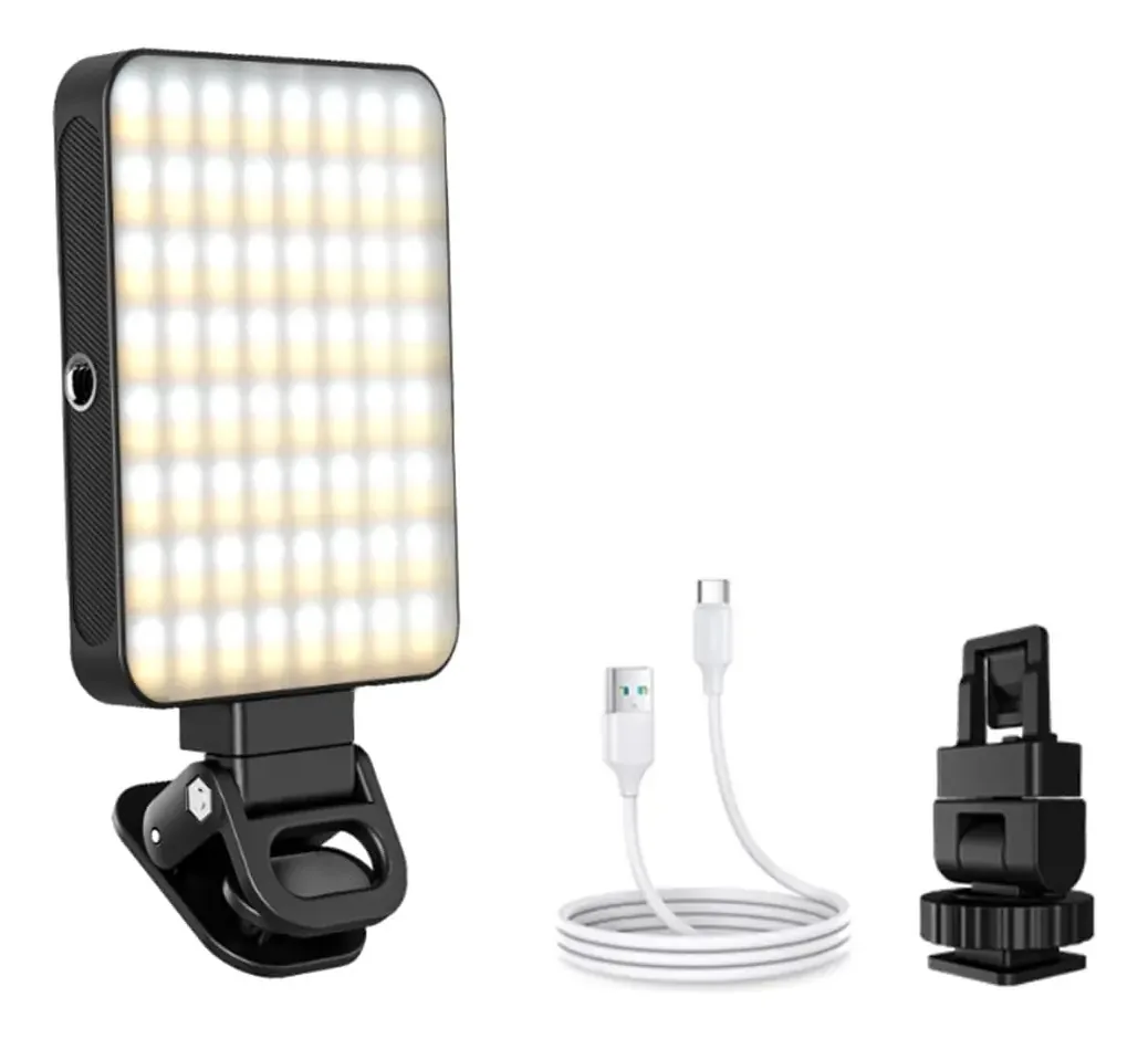 Bixuej Luz Magnética para Selfies Luz de Preenchimento LED para Selfies/Fotografia//Chamadas no Zoom/Videoconferência para Tablet/Notebook