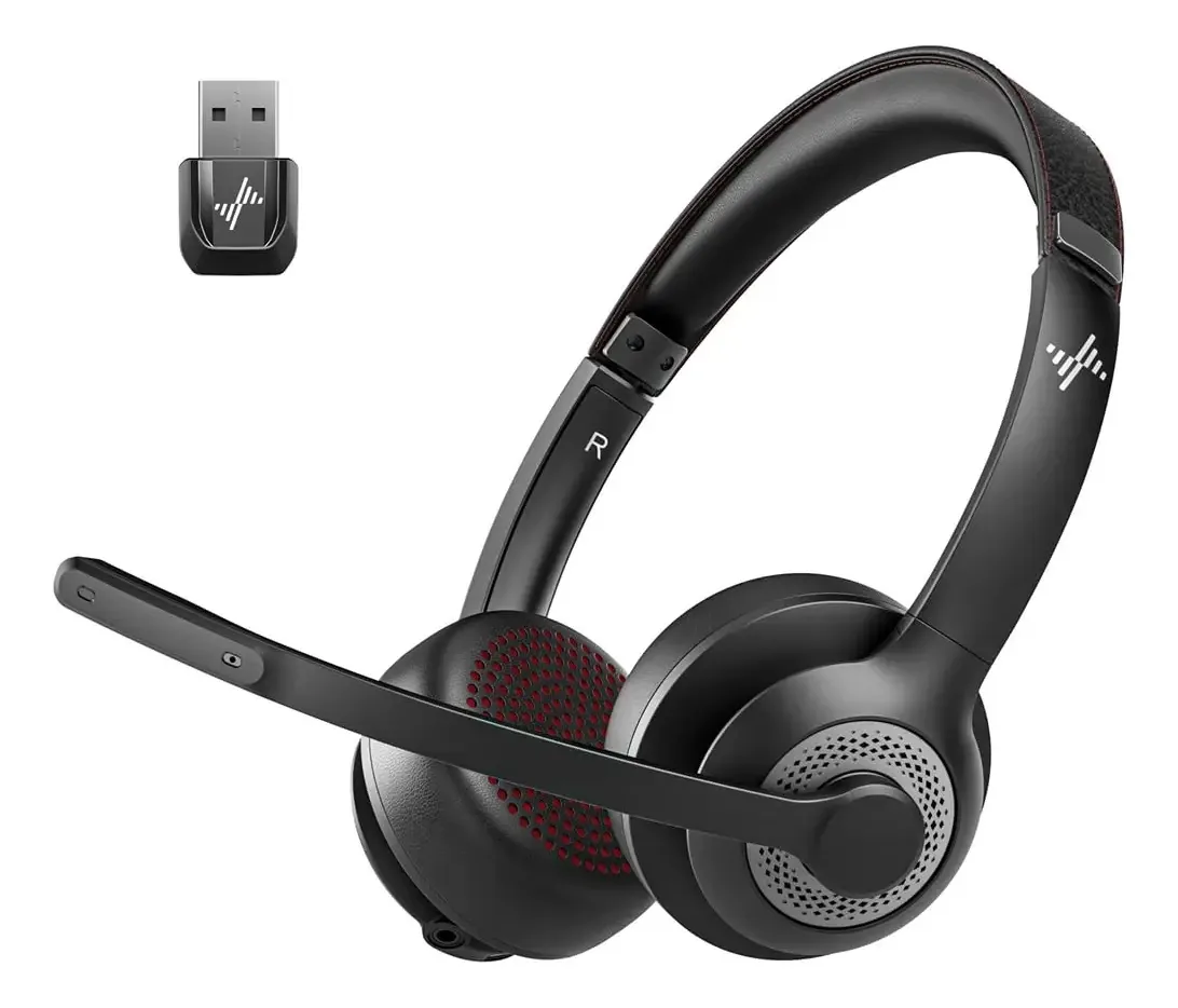 Fones de ouvido Bluetooth Tkowtb eH02bt Fones de ouvido de voz Fones de ouvido para jogos Atendimento ao cliente Aviation Business Driver Fones de ouvido Bluetooth
