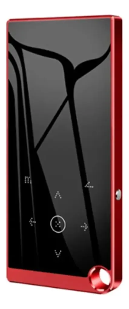 Facesunny Reprodutor de Música MP3 Bluetooth 5.0 Sem Perdas Walkman de Áudio Portátil Hi-Fi com FM/E-Book/Gravador/Reprodutor de Vídeo MP4 (Vermelho)