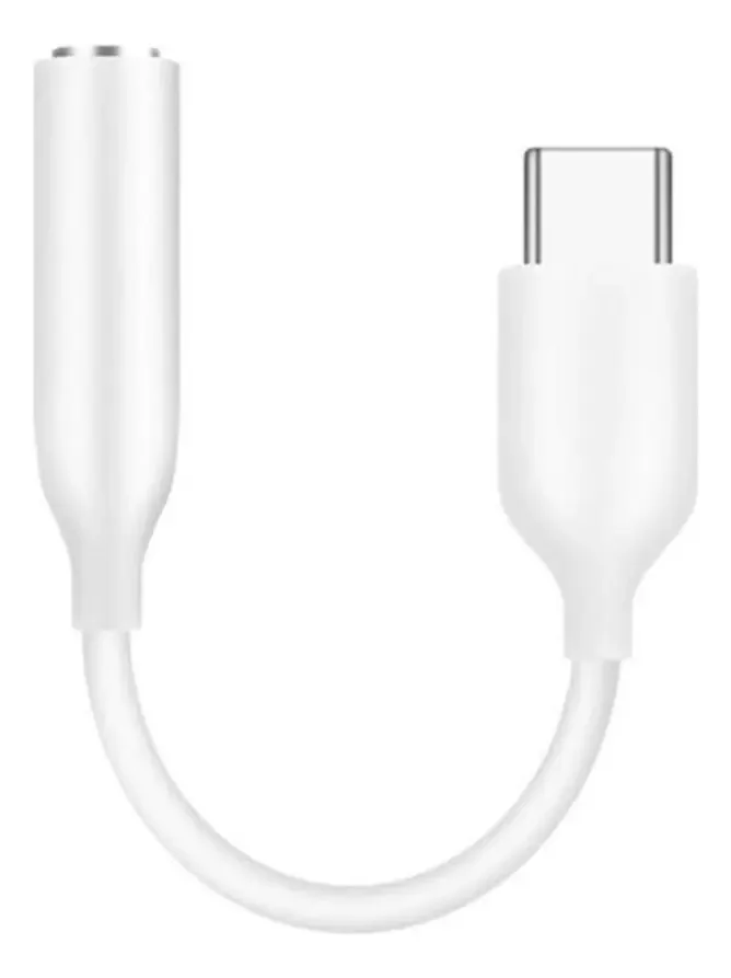 Adaptador auxiliar USB C Tkowtb para conector de 3,5 mm Tipo C 3.5 Adaptador de cabo de áudio digital Acessórios de fone de ouvido