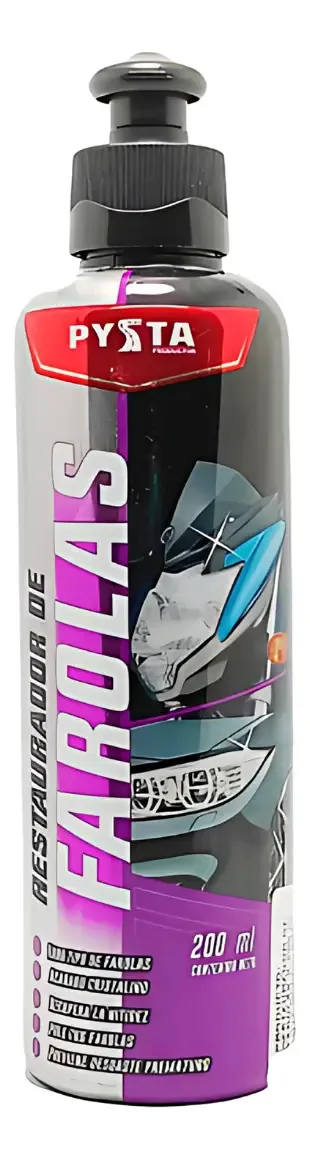 Líquido Restaurador Renovador Farol Autos Pysta 200ml