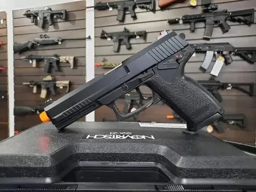 Airsoft Pistola Novritsch Ssx23 Green Gás Nova! 6 Mm Preto