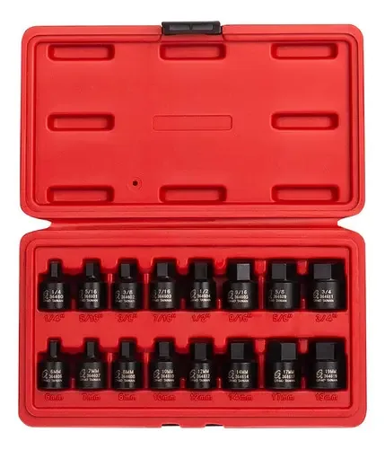 Conjunto de chaves de impacto hexagonais Sunex 3646 (Ref.