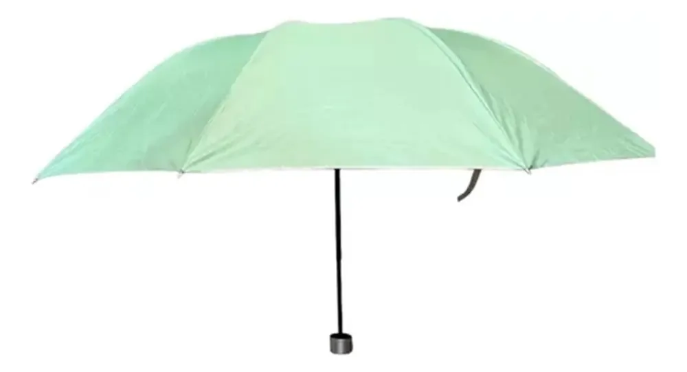 Guarda-chuva de chuva dobrável, impermeável, retrátil, UV, cor de água