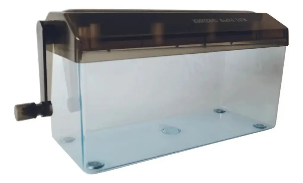 Triturador de papel manual portátil para casa, escritório, carta