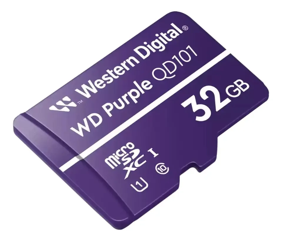 Memória microSD 32gb Purple Western Digital Video Surveillance