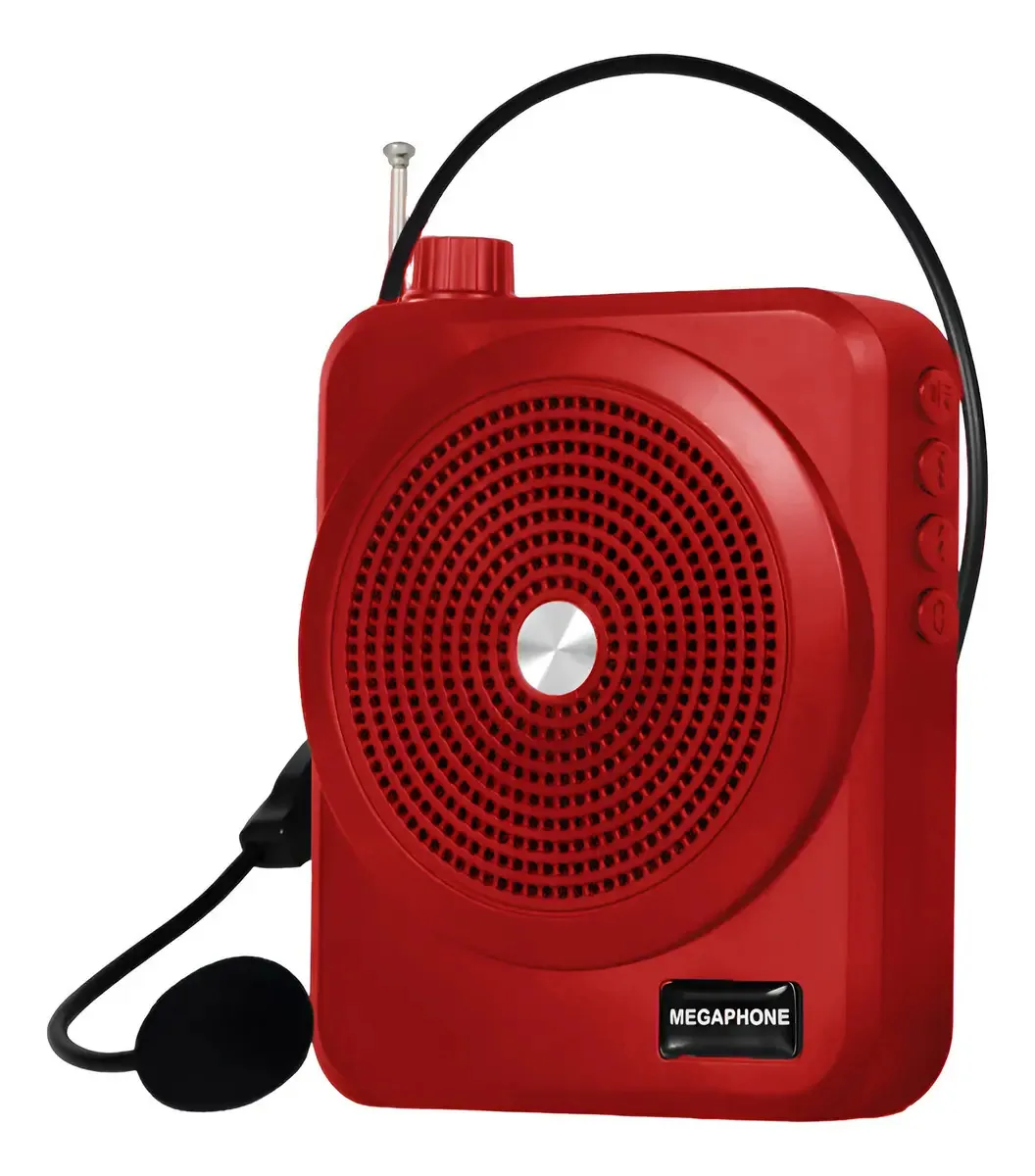 Megafone de cintura Multi IRM-09168 vermelho