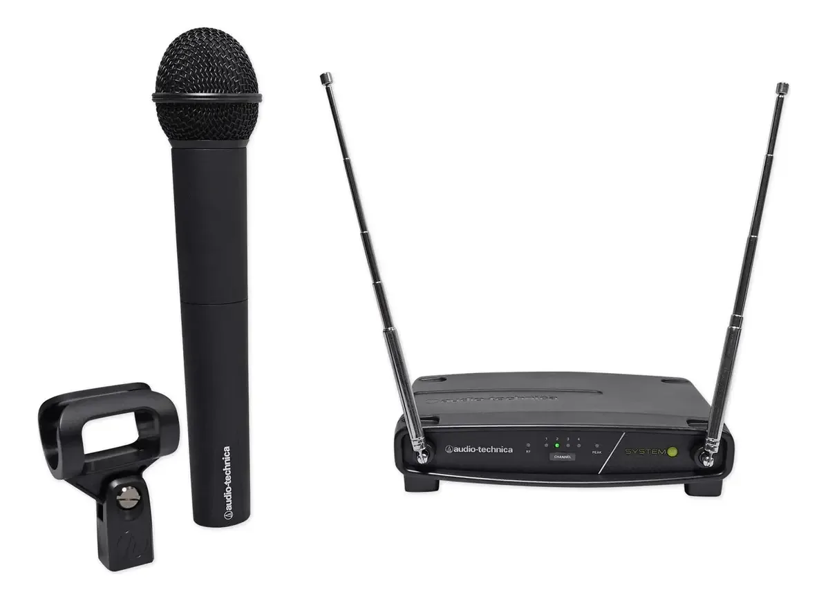 Microfone portátil sem fio Audio-Technica ATW-902a. Cor Verde escuro