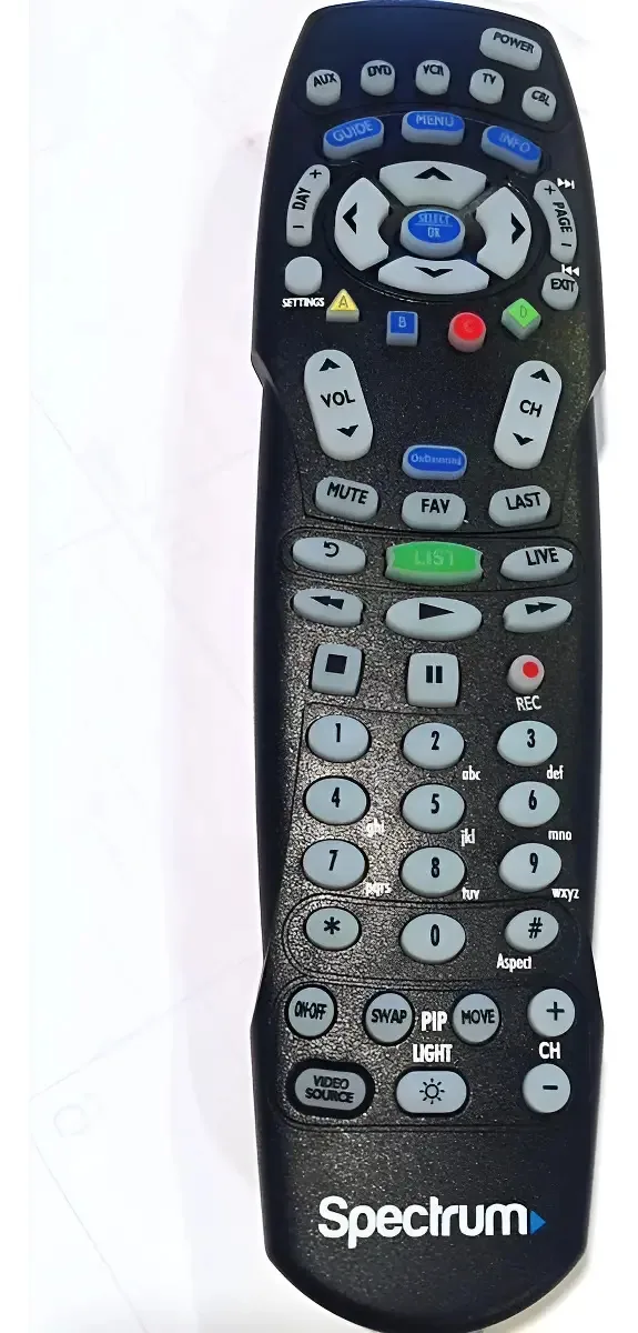 3 tipos de controle remoto Spectrum TV para outros