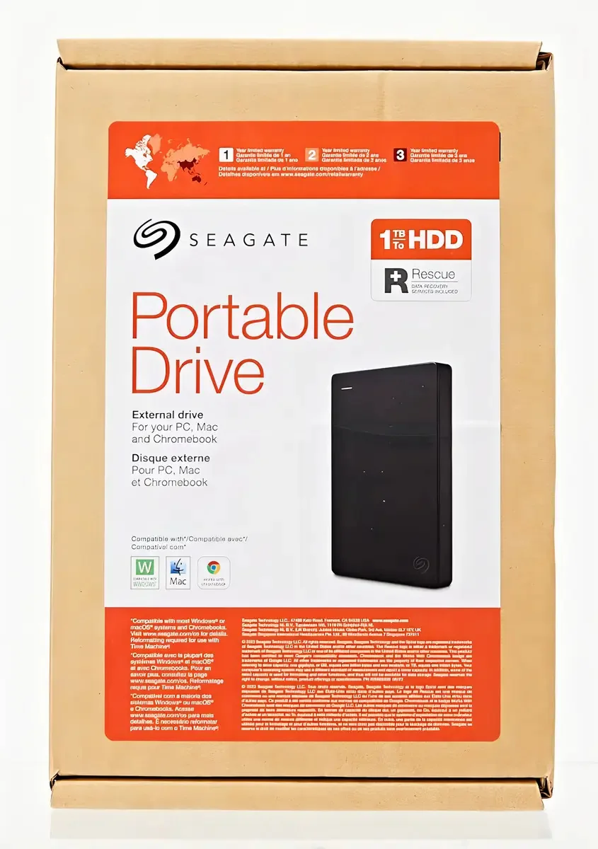 HD externo Seagate Expansion 1TB preto