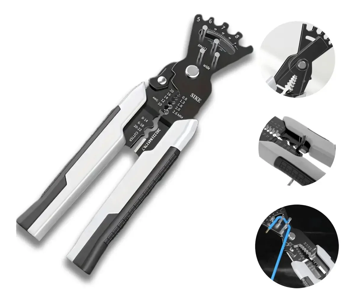 Pinça automática para descascar cabos Pinça de corte de cabos 5 em 1