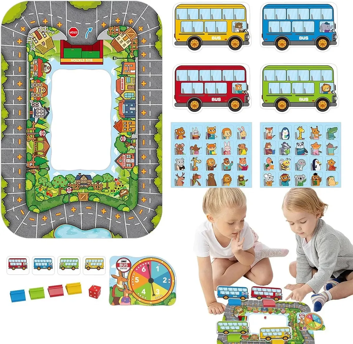 Jogos de tabuleiro de raciocínio lógico matemático para crianças