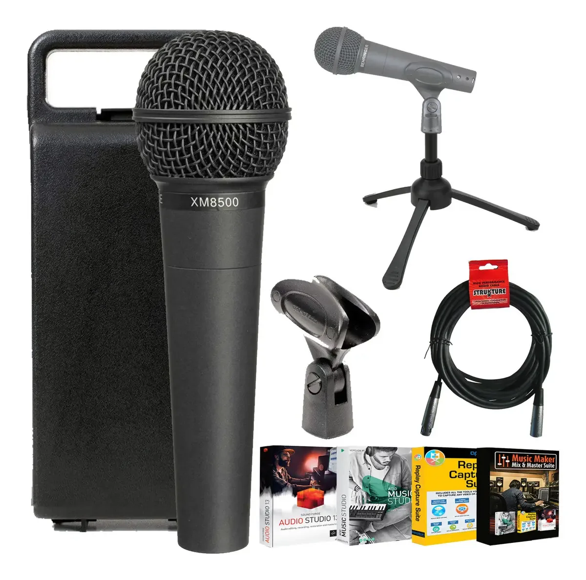 Microfone Behringer Xm8500 Microfone cardióide ultra dinâmico
