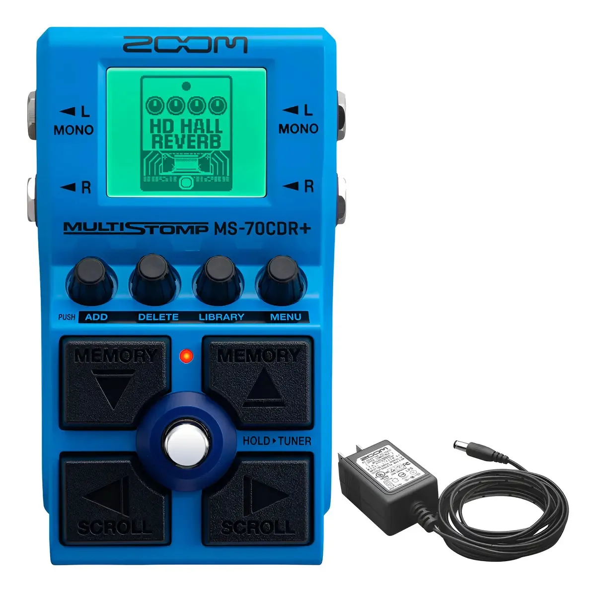 Pedal De Efeitos De Guitarra Zoom Ms-70cdr+ Multistomp Com E