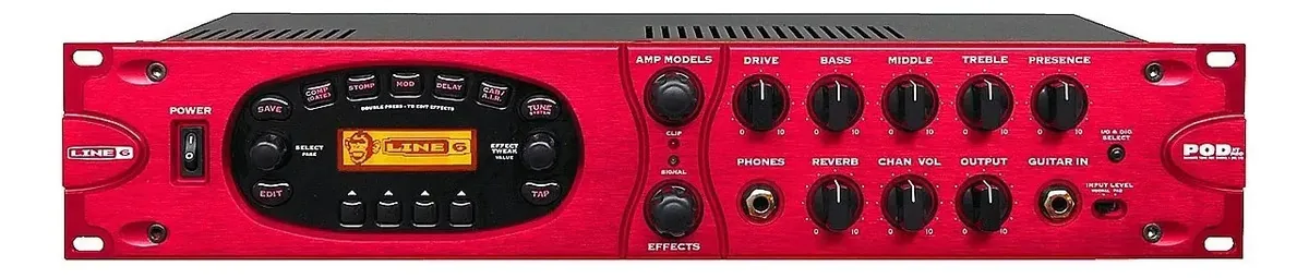 Multiefeitos para guitarra Line 6 Pod Xt Pro