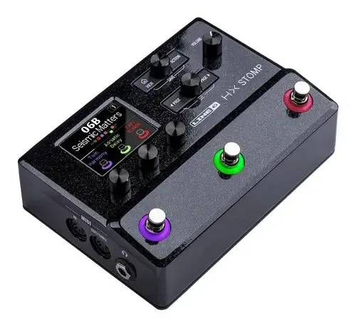 Pedaleira Multiefeitos Line 6 HX Stomp Preto 226 Efeitos Guitarra Baixo
