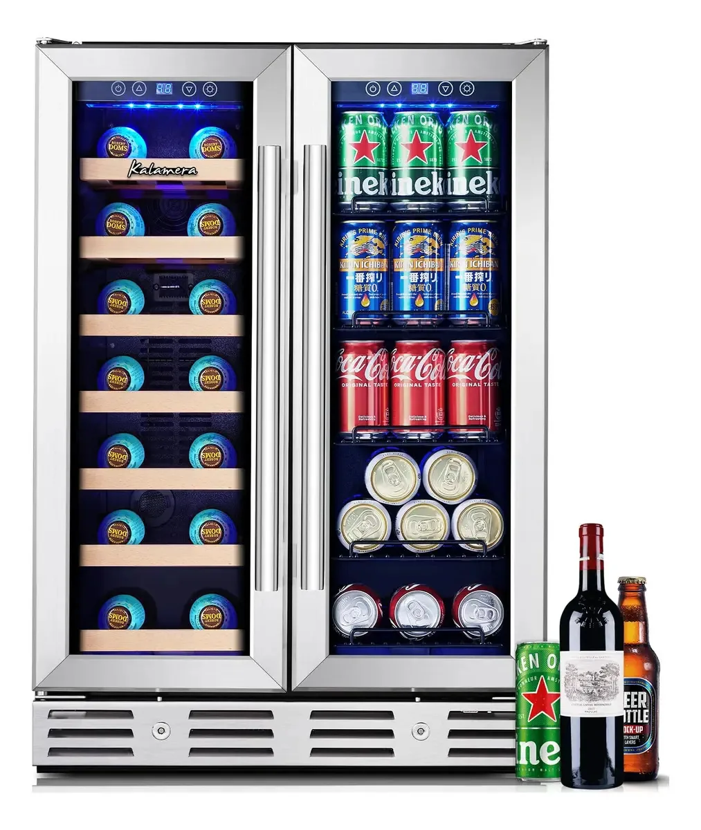 Refrigerador de vinho e bebidas Kalamera, refrigerador de vinho