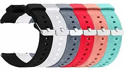 Conjunto Ecsem de 5 pulseiras multicoloridas para substituição