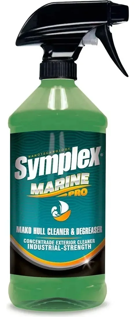 Linha marinha de limpeza e desengraxante Symplex Mako Hull 948 ml