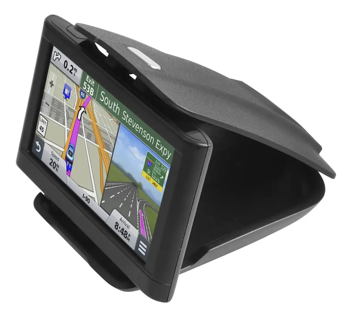 Suporte de painel GPS [base preta fosca] para Garmin N