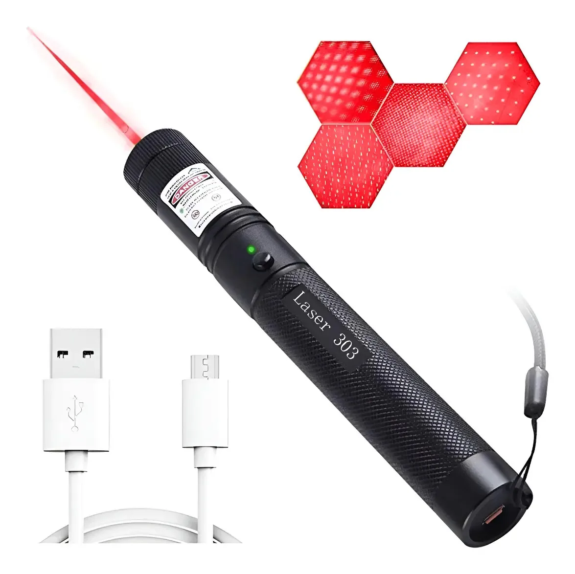 Caneta Laser Dhgate Radiation Verde 5w 7km Recarregável Laser Vermelho
