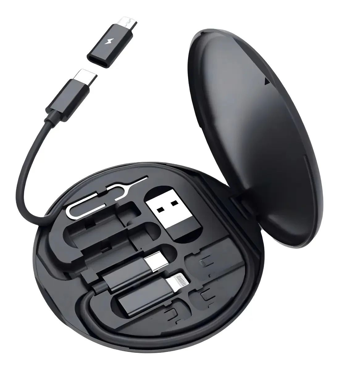 Kit de Cabos Motomo 6 em 1 Universal para USB-C, Lightning e Micro USB