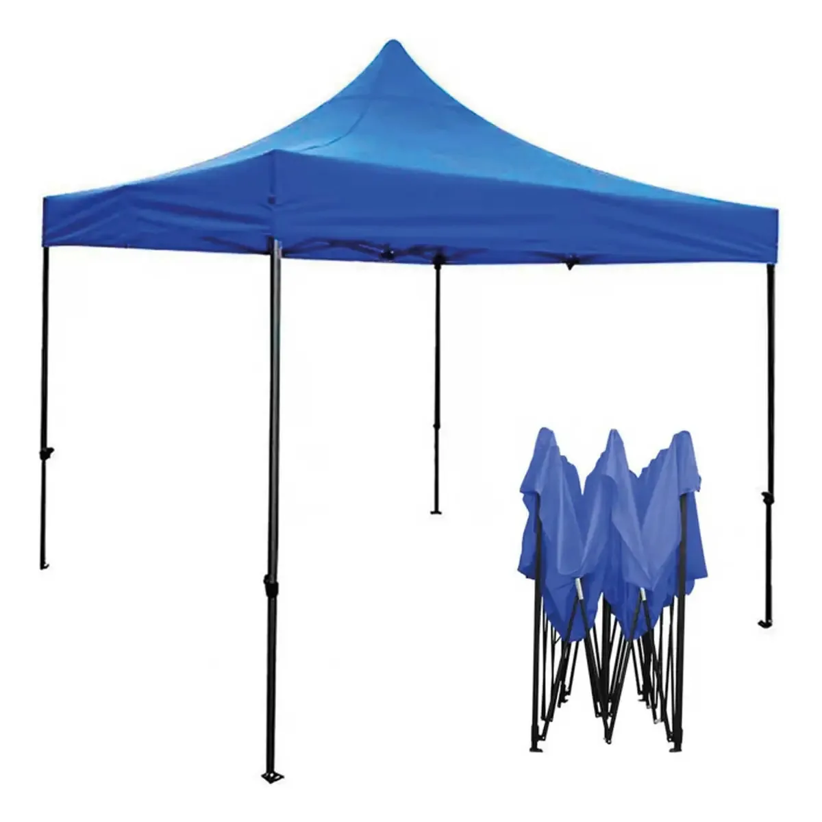 Toldo dobrável 3 x 3 Mts cor azul