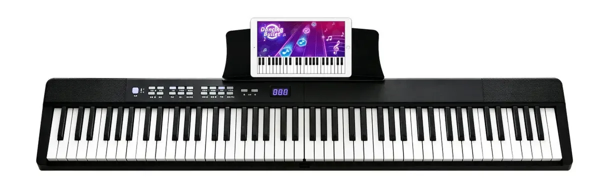 Teclado musical Adeske MIDI DZ1 88 teclas preto