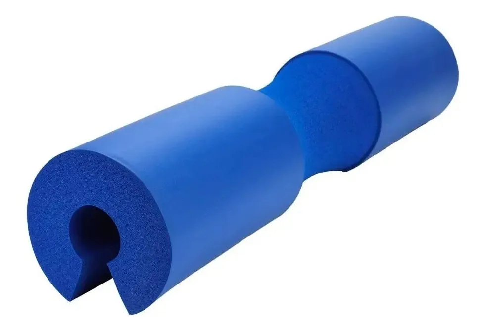 Almofada protetora de barra de ombro para trás, cor azul