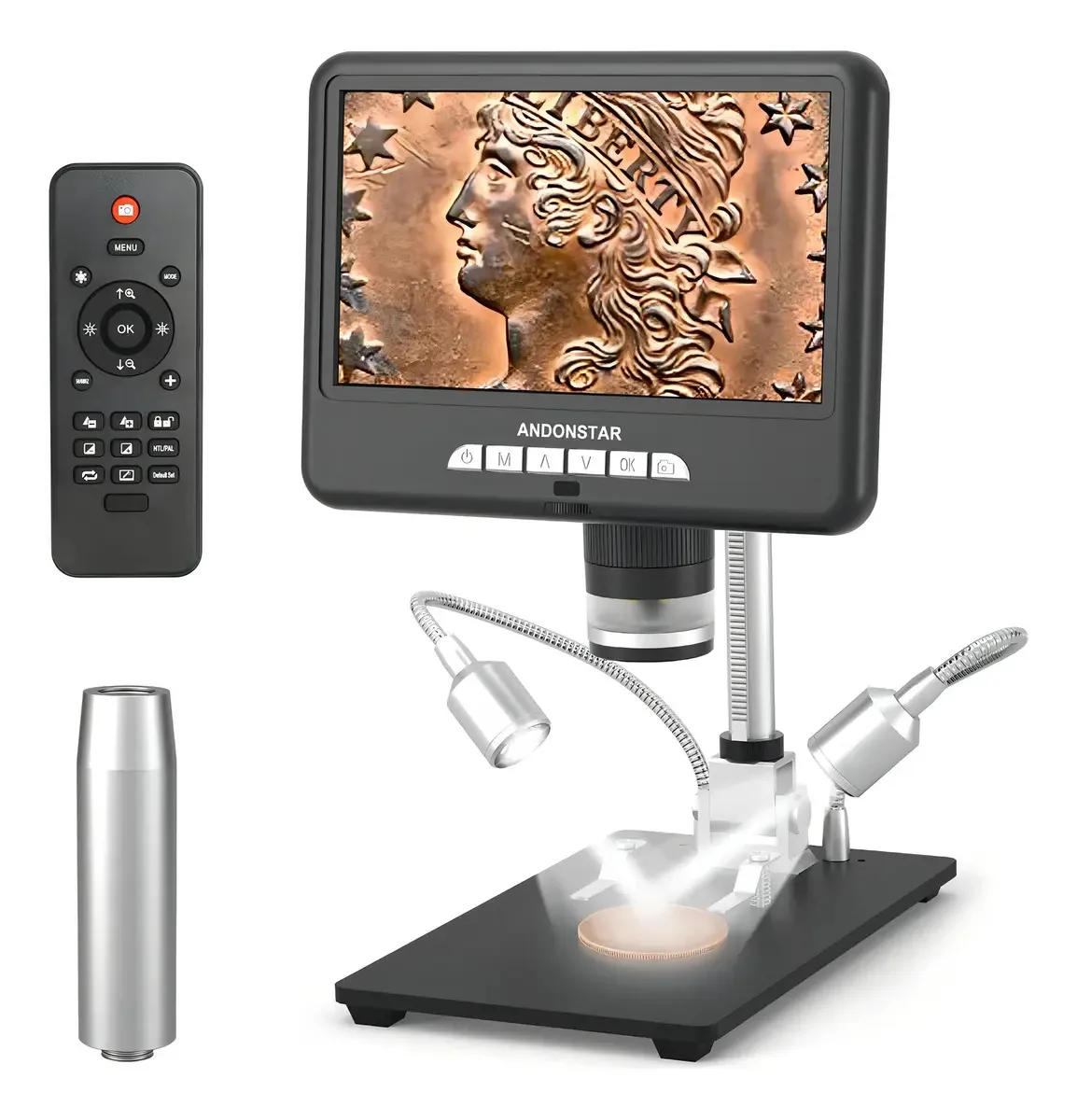 Andonstar AD207s - Microscópio digital HDMI, microscópio