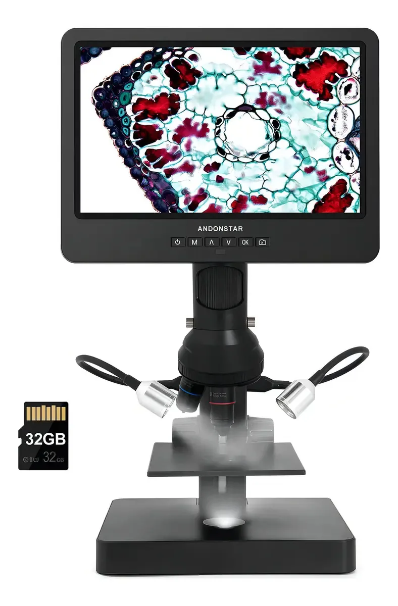 Microscópio digital Andonstar 4000x Uhd 2160p Hdmi AD249sp