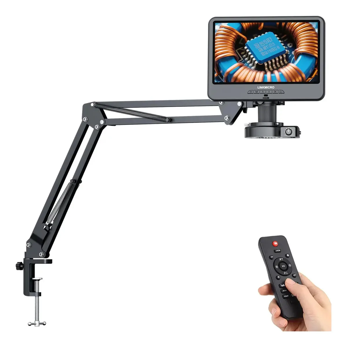 Microscópio digital LCD Linkmicro LM109a de 10,1 polegadas