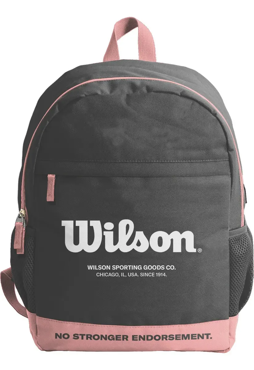 Mochila Wilson Escola Academia Passeio Cor Preto Desenho Do Tecido Lisa