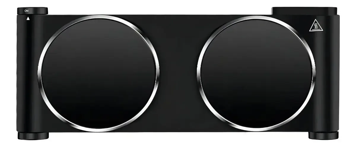 Fogão cooktop - Cusimax CMIP-B180 cor preto - 2 queimadores