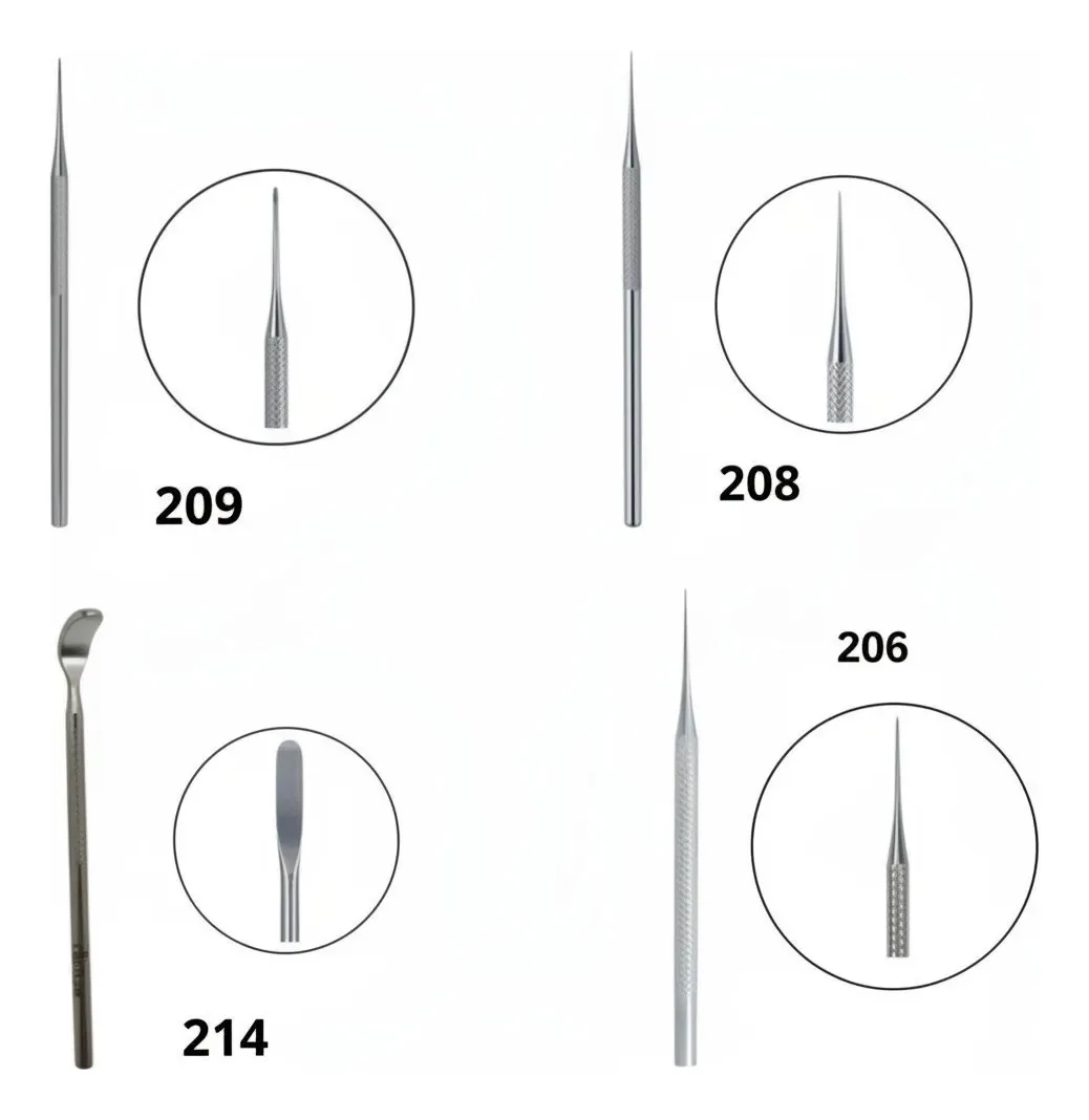 Kit Desencravador Podologia Profissional 206, 208, 209 E 214