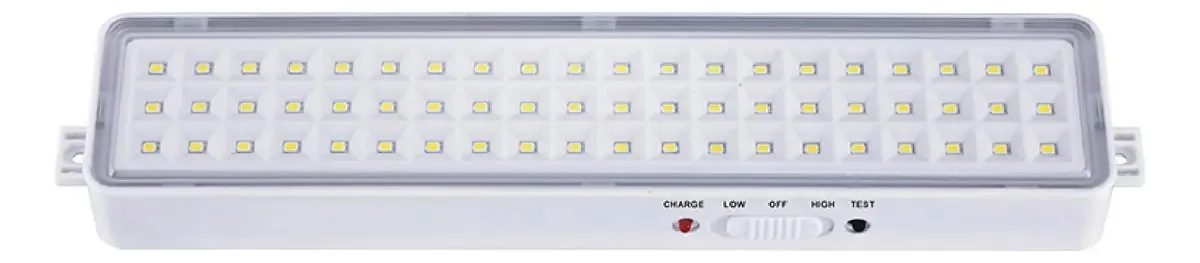 Luz de emergência recarregável Zurich 60LEDs