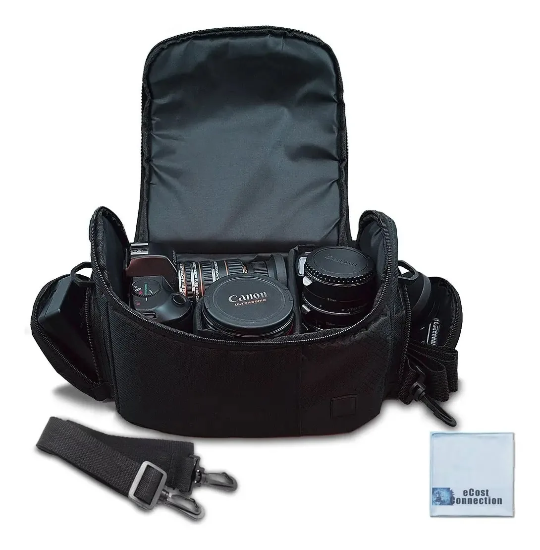 Bolsa de transporte acolchoada para câmeras digitais/de vídeo