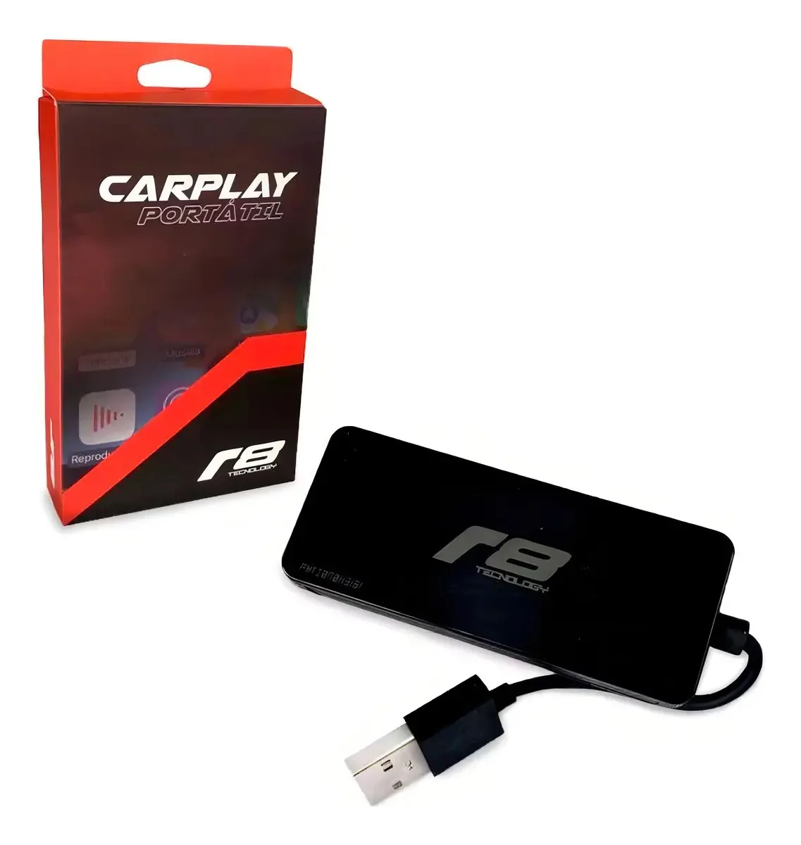 Carplay Portátil Para Multimídia Android Espelhamento Jr8