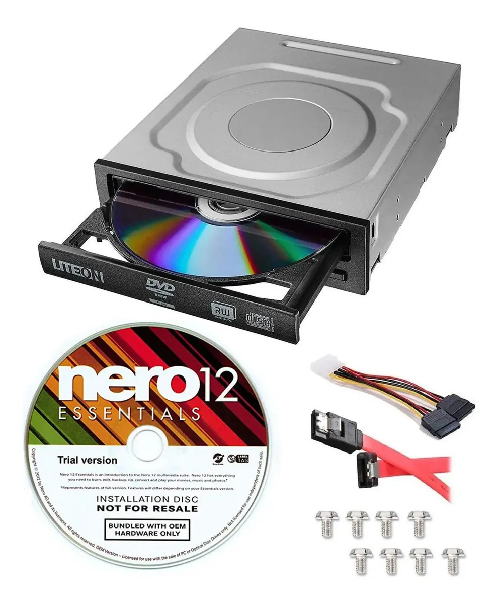 Lite-On Ihas124-14 - Reprodutor de CD/DVD SATA 24X.