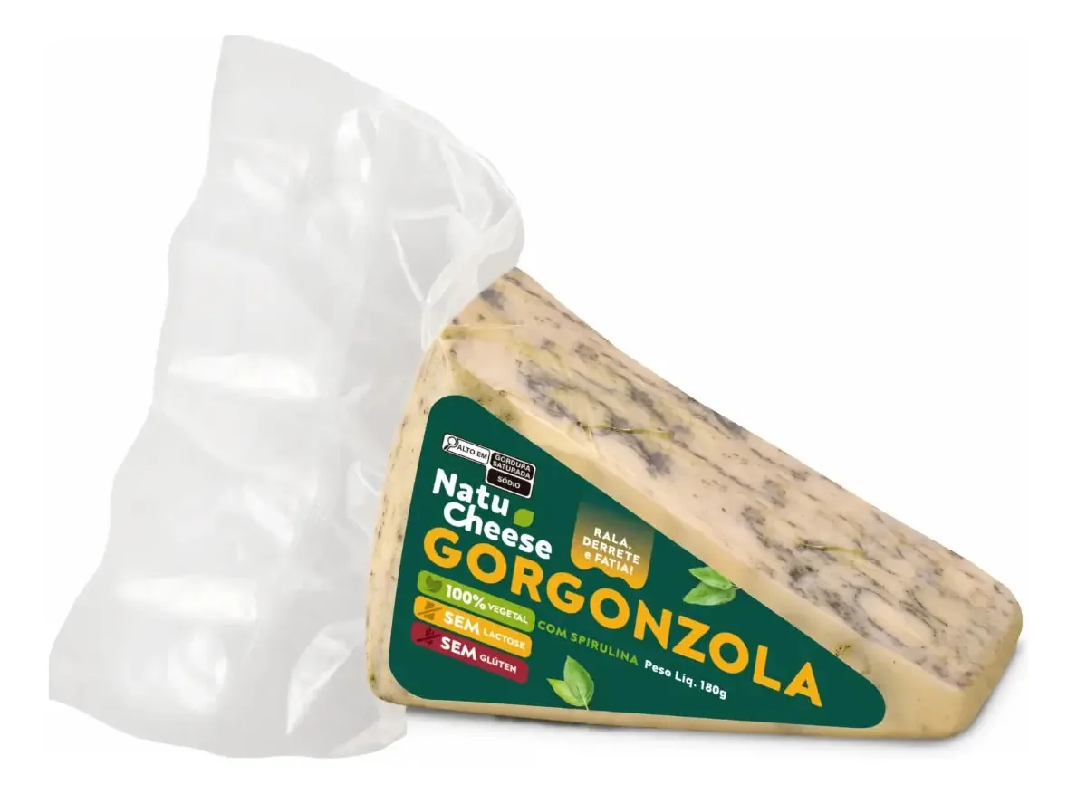 Queijo Gorgonzola Vegetal Sem Lactose 180g Natucheese