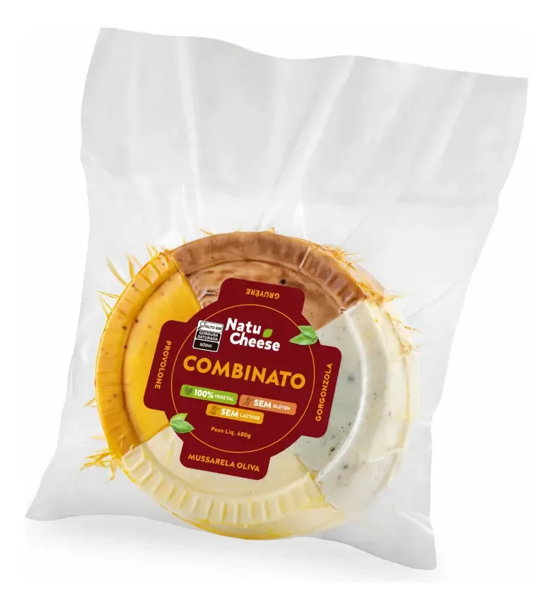 Queijo Vegano Combinato Natucheese 480g